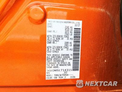 Zdjęcie 13 z 13 samochodu: 2018 NISSAN ROGUE S VIN:5N1AT2MV9JC714315 - miniatura