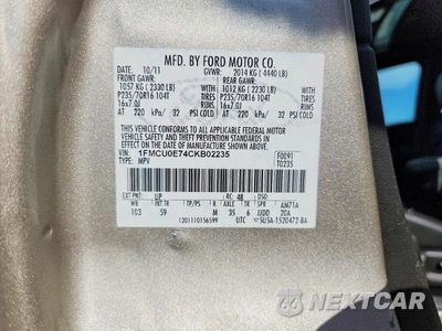 Zdjęcie 13 z 13 samochodu: 2012 FORD ESCAPE LIMITED VIN:1FMCU0E74CKB02235 - miniatura