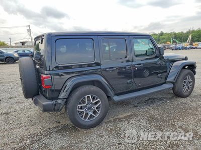 Trzecie zdjęcie samochodu z tyłu: 2025 JEEP WRANGLER SAHARA VIN:1C4PJXEN1SW610272 - miniatura