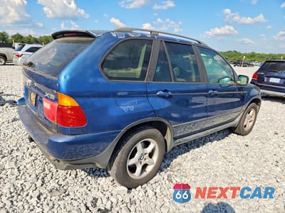 Trzecie zdjęcie samochodu z tyłu: 2003 BMW X5 3.0I VIN:5UXFA53563LV83736 - miniatura