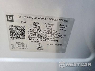 Zdjęcie 13 z 13 samochodu: 2019 CHEVROLET EQUINOX LS VIN:2GNAXHEV4K6295351 - miniatura