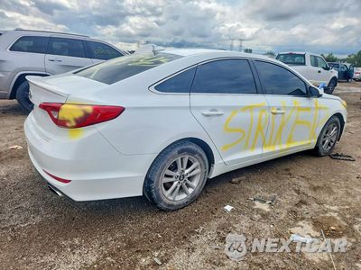 Trzecie zdjęcie samochodu z tyłu: 2017 HYUNDAI SONATA SE VIN:5NPE24AF8HH556940 - miniatura