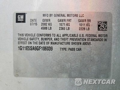 Zdjęcie 12 z 12 samochodu: 2016 CHEVROLET MALIBU LIMITED LTZ VIN:1G11E5SA6GF106039 - miniatura