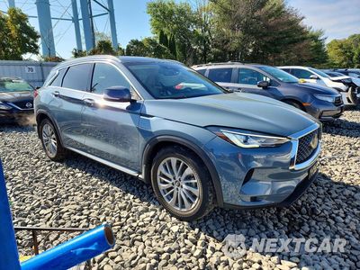 Czwarte zdjęcie samochodu z boku: 2024 INFINITI QX50 LUXE VIN:3PCAJ5BB3RF109595 - miniatura