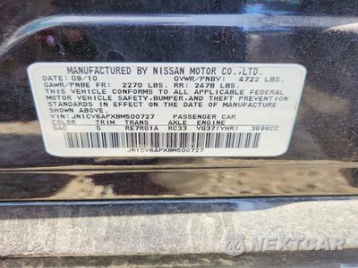 Zdjęcie 13 z 13 samochodu: 2011 INFINITI G37 SEDAN JOURNEY VIN:JN1CV6APXBM500727 - miniatura