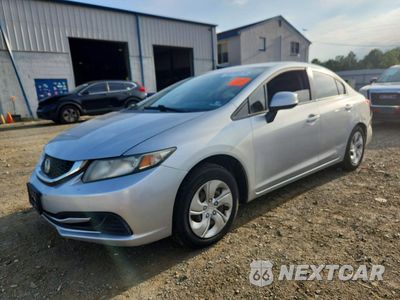 2013 HONDA CIVIC LX 2HGFB2F57DH600830 - główne zdjęcie licytacji z USA - miniatura