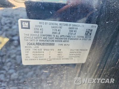 Zdjęcie 13 z 13 samochodu: 2014 GMC TERRAIN SLE VIN:2GKALREK2E6359668 - miniatura