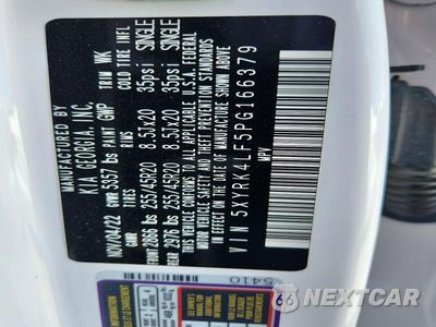 Zdjęcie 12 z 12 samochodu: 2023 KIA SORENTO SX VIN:5XYRK4LF5PG166379 - miniatura