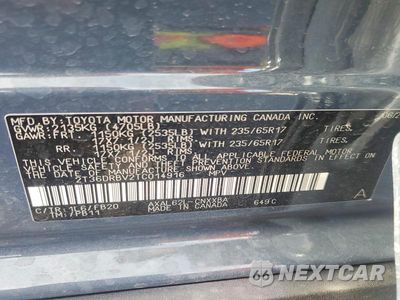 Zdjęcie 12 z 12 samochodu: 2026 TOYOTA RAV4 LE VIN:2T36DRBV2TC014916 - miniatura