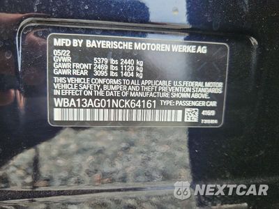 Zdjęcie 12 z 12 samochodu: 2022 BMW 530E VIN:WBA13AG01NCK64161 - miniatura