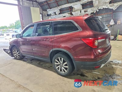 Drugie zdjęcie samochodu z przodu: 2019 HONDA PILOT EXL VIN:5FNYF6H55KB013304 - miniatura