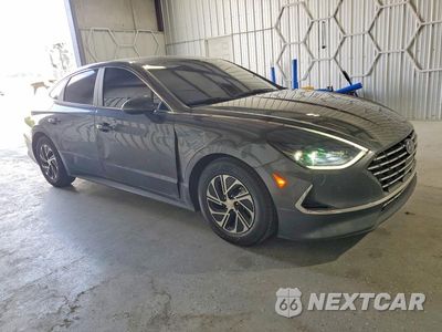 Czwarte zdjęcie samochodu z boku: 2023 HYUNDAI SONATA HYBRID BLUE VIN:KMHL24JJXPA078033 - miniatura