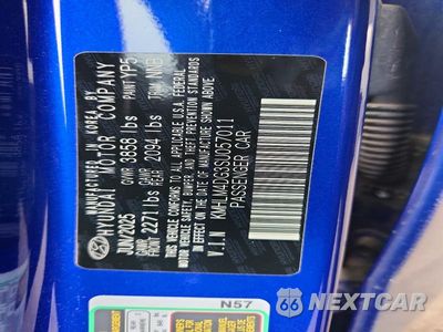 Zdjęcie 13 z 13 samochodu: 2025 HYUNDAI ELANTRA SEL SPORT VIN:KMHLM4DG3SU057011 - miniatura