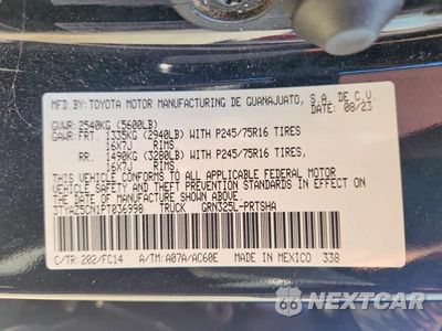 Zdjęcie 13 z 13 samochodu: 2023 TOYOTA TACOMA SR5 V6 VIN:3TYAZ5CN1PT036998 - miniatura