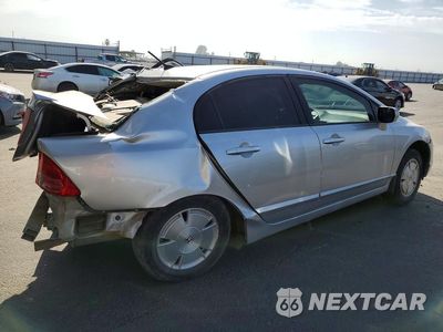 Trzecie zdjęcie samochodu z tyłu: 2008 HONDA CIVIC HYBRID VIN:JHMFA36258S021779 - miniatura
