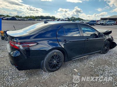 Trzecie zdjęcie samochodu z tyłu: 2021 TOYOTA CAMRY SE NIGHTSHADE VIN:4T1G11AK5MU407856 - miniatura