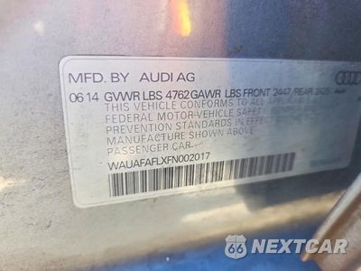 Zdjęcie 12 z 12 samochodu: 2015 AUDI A4 PREMIUM VIN:WAUAFAFLXFN002017 - miniatura