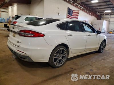 Trzecie zdjęcie samochodu z tyłu: 2020 FORD FUSION TITANIUM VIN:3FA6P0D99LR116466 - miniatura