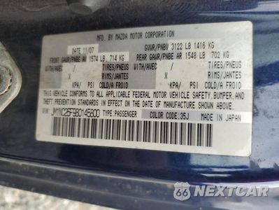 Zdjęcie 12 z 12 samochodu: 2008 MAZDA MX-5 MIATA VIN:JM1NC26F980145800 - miniatura