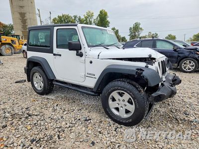 Czwarte zdjęcie samochodu z boku: 2012 JEEP WRANGLER SPORT VIN:1C4AJWAGXCL285048 - miniatura