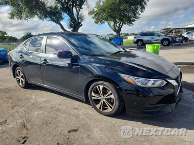 Czwarte zdjęcie samochodu z boku: 2021 NISSAN SENTRA SV VIN:3N1AB8CV1MY242931 - miniatura