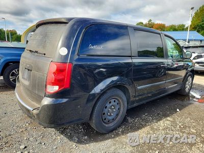 Trzecie zdjęcie samochodu z tyłu: 2016 DODGE GRAND CARAVAN SE VIN:2C4RDGBG1GR368900 - miniatura