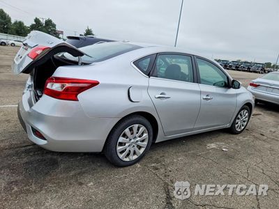 Trzecie zdjęcie samochodu z tyłu: 2017 NISSAN SENTRA SV VIN:3N1AB7AP7HY349860 - miniatura