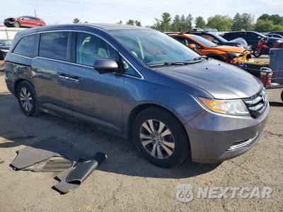 Czwarte zdjęcie samochodu z boku: 2014 HONDA ODYSSEY EXL VIN:5FNRL5H65EB123256 - miniatura