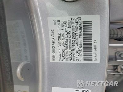 Zdjęcie 12 z 12 samochodu: 2021 HONDA ACCORD SPORT VIN:1HGCV1F31MA035542 - miniatura