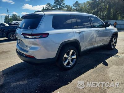 Trzecie zdjęcie samochodu z tyłu: 2021 JEEP GRAND CHEROKEE L LIMITED VIN:1C4RJKBG3M8188997 - miniatura