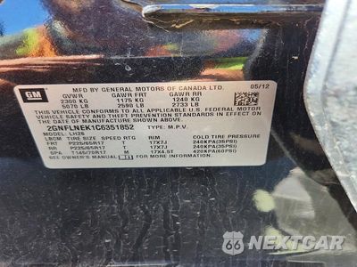 Zdjęcie 13 z 13 samochodu: 2012 CHEVROLET EQUINOX LT VIN:2GNFLNEK1C6351852 - miniatura