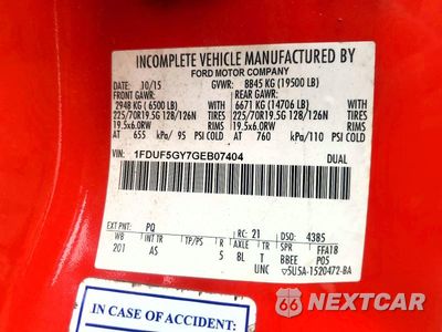 Zdjęcie 11 z 12 samochodu: 2016 FORD F550 SUPER DUTY VIN:1FDUF5GY7GEB07404 - miniatura