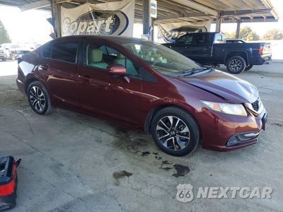 Czwarte zdjęcie samochodu z boku: 2015 HONDA CIVIC EX VIN:2HGFB2F81FH513406 - miniatura