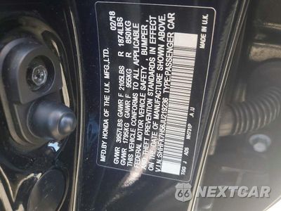 Zdjęcie 13 z 13 samochodu: 2018 HONDA CIVIC EX VIN:SHHFK7H56JU219236 - miniatura