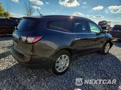 Trzecie zdjęcie samochodu z tyłu: 2014 CHEVROLET TRAVERSE LT VIN:1GNKVGKD7EJ335123 - miniatura