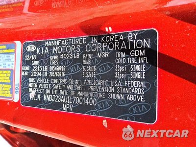 Zdjęcie 12 z 12 samochodu: 2020 KIA SOUL LX VIN:KNDJ23AU1L7001400 - miniatura