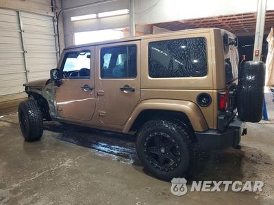 Drugie zdjęcie samochodu z przodu: 2015 JEEP WRANGLER UNLIMITED SAHARA VIN:1C4BJWEG7FL672384 - miniatura