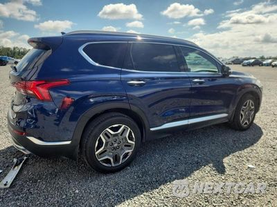 Trzecie zdjęcie samochodu z tyłu: 2021 HYUNDAI SANTA FE LIMITED VIN:5NMS44AL3MH362956 - miniatura