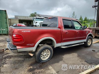 Trzecie zdjęcie samochodu z tyłu: 2001 FORD F150 SUPERCREW VIN:1FTRW08LX1KE11979 - miniatura