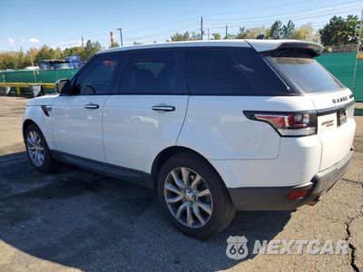 Drugie zdjęcie samochodu z przodu: 2016 LAND ROVER RANGE ROVER SPORT HSE VIN:SALWR2VF2GA545445 - miniatura
