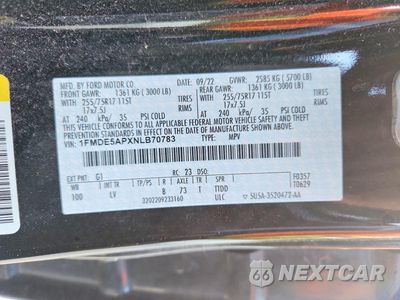 Zdjęcie 13 z 13 samochodu: 2022 FORD BRONCO BASE VIN:1FMDE5APXNLB70783 - miniatura