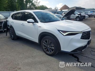 Czwarte zdjęcie samochodu z boku: 2025 ACURA ADX A-SPEC VIN:3HDSA2H57SM714949 - miniatura