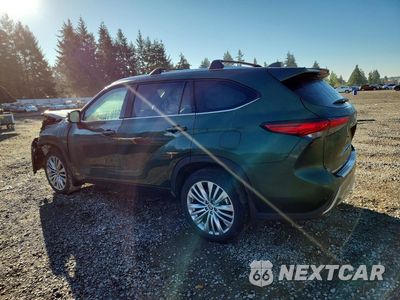 Drugie zdjęcie samochodu z przodu: 2023 TOYOTA HIGHLANDER HYBRID PLATINUM VIN:5TDEBRCH0PS589631 - miniatura