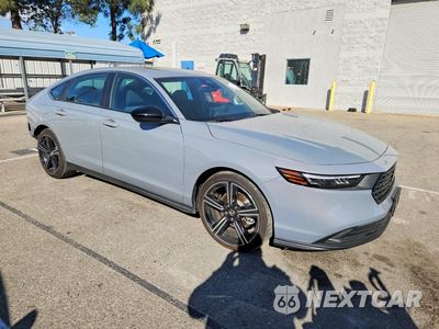 Czwarte zdjęcie samochodu z boku: 2025 HONDA ACCORD HYBRID SPORT VIN:1HGCY2F56SA054163 - miniatura