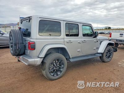 Trzecie zdjęcie samochodu z tyłu: 2021 JEEP WRANGLER UNLIMITED SAHARA VIN:1C4HJXEG7MW585905 - miniatura
