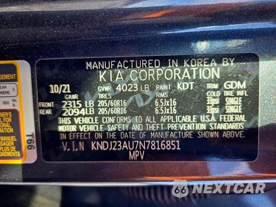 Zdjęcie 13 z 13 samochodu: 2022 KIA SOUL S VIN:KNDJ23AU7N7816851 - miniatura