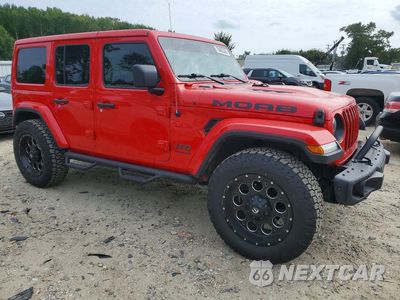 Czwarte zdjęcie samochodu z boku: 2019 JEEP WRANGLER UNLIMITED SAHARA VIN:1C4HJXEG7KW575758 - miniatura