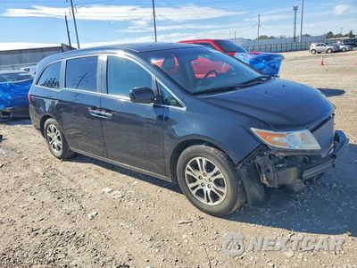 Czwarte zdjęcie samochodu z boku: 2013 HONDA ODYSSEY EXL VIN:5FNRL5H65DB004847 - miniatura