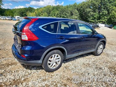 Trzecie zdjęcie samochodu z tyłu: 2015 HONDA CR-V EX VIN:5J6RM4H59FL078765 - miniatura