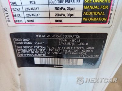 Zdjęcie 12 z 12 samochodu: 2008 VOLVO C70 T5 VIN:YV1MC67238J044108 - miniatura